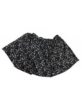 2XL Black Floral summer Skirt